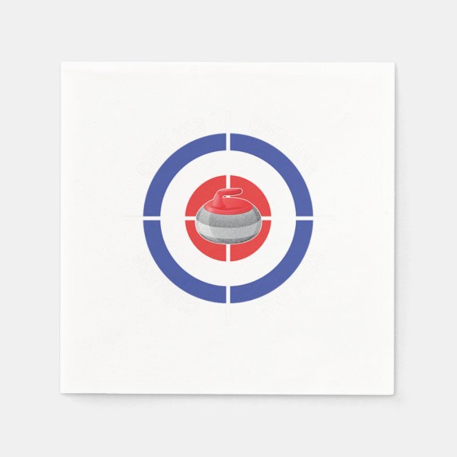Curling Target Ice Chess Boules Shuffleboard Gift Pappersservett (Framsidan)