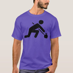 Curling-tecken T Shirt