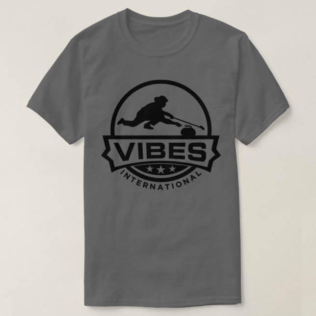 Curling Vibes T Shirt (Design framsida)
