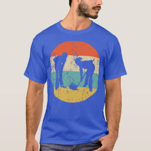 Curling Vintage Retro Curler 3 T Shirt