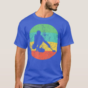 Curling Vintage Retro Curler T Shirt