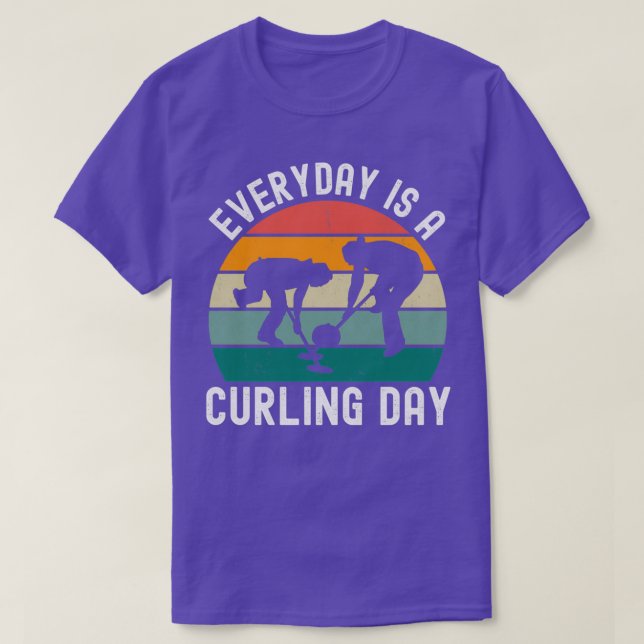 Curling Winter Season T Shirt (Design framsida)
