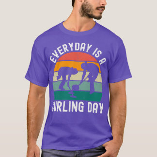 Curling Winter Season T Shirt
