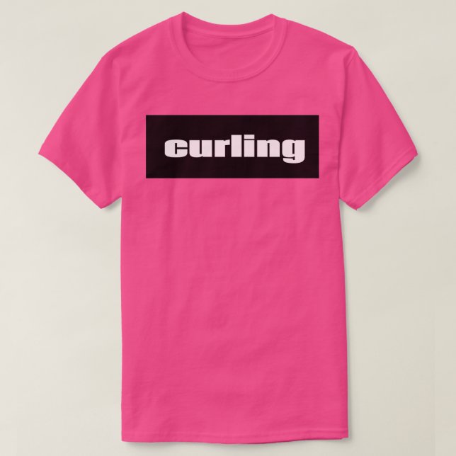Curling Winter Sports 12 T Shirt (Design framsida)