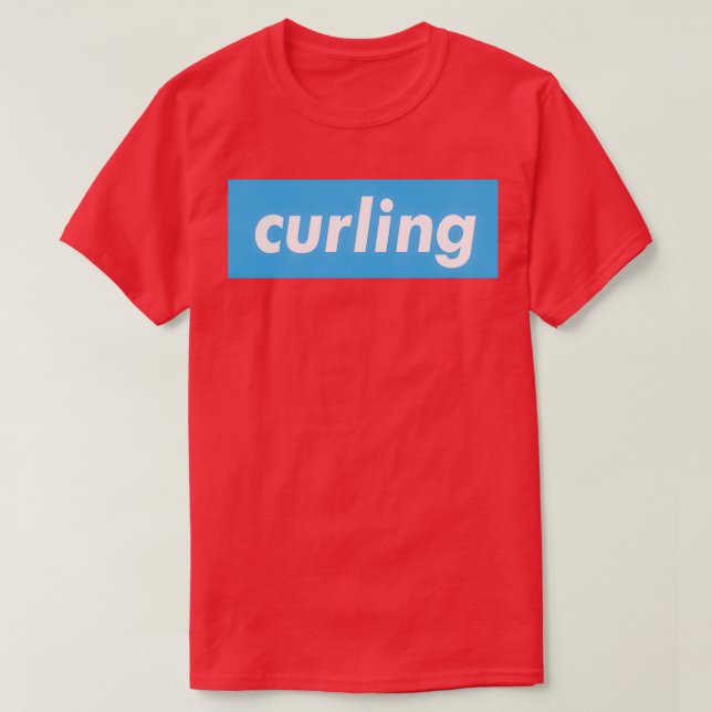 Curling Winter Sports 5 T Shirt (Design framsida)