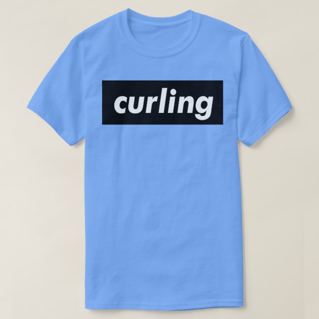 Curling Winter Sports 6 T Shirt (Design framsida)