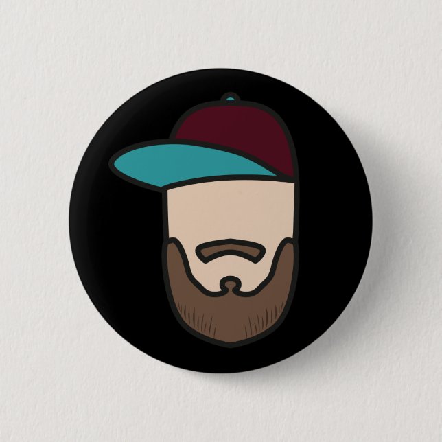 Curlingseb knäppas svart knapp (Framsida)