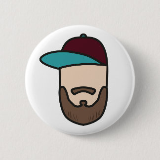 Curlingseb knäppas vit knapp