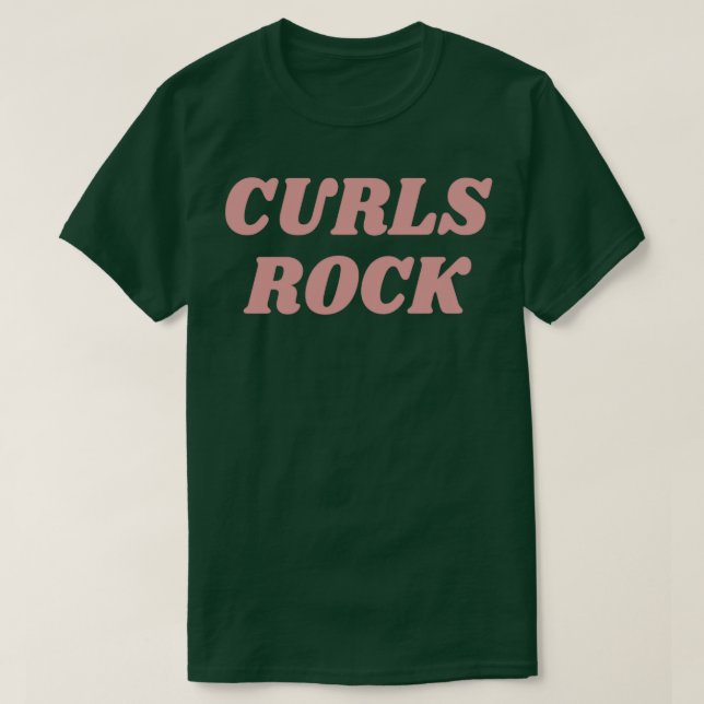 Curls sten t shirt (Design framsida)