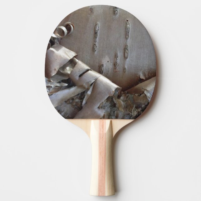 Curly Birch Bark Tree Rustic Pingisracket (Framsidan)