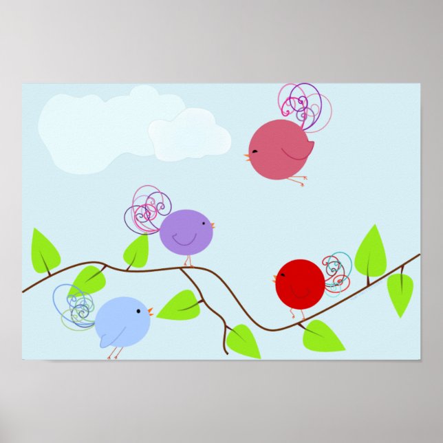 Curly Birdies 1 Poster (Framsidan)