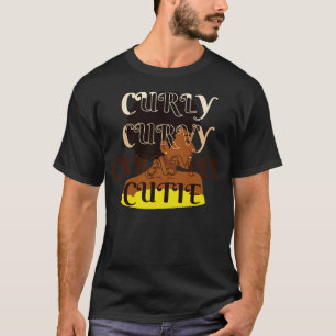 Curly Curvy amel Cutie Natural Hair African Queen T Shirt