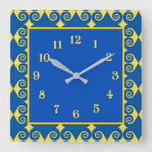 Curly Diamond Pattern