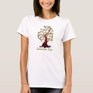 Curly Family Träd Tee