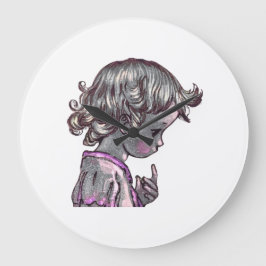 Curly Hair Girl klocka