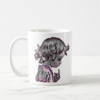 Curly Hair Girl mugg