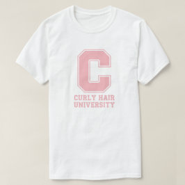 "Curly Hair University" Söt Hår Grafisk Tröja
