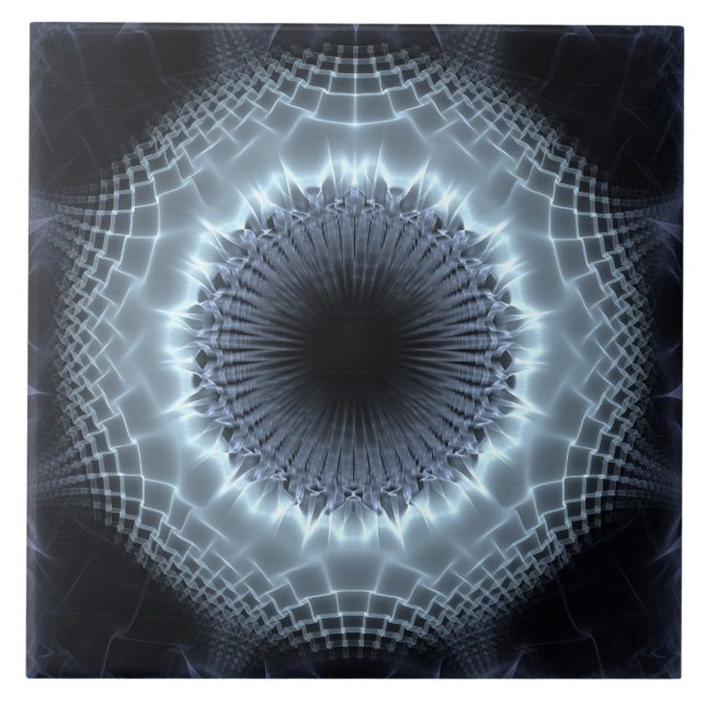 Curly mosaic form kakelplatta (Framsidan)