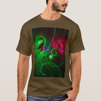 Curly Neon Galaxy T Shirt