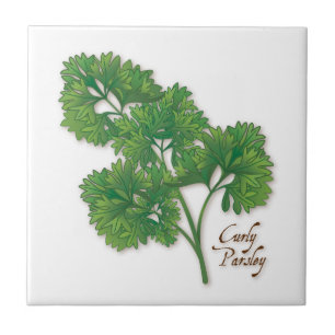 Curly Parsley Ceramic Tile Kakelplatta