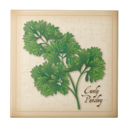 Curly Parsley Ceramic Tile Kakelplatta