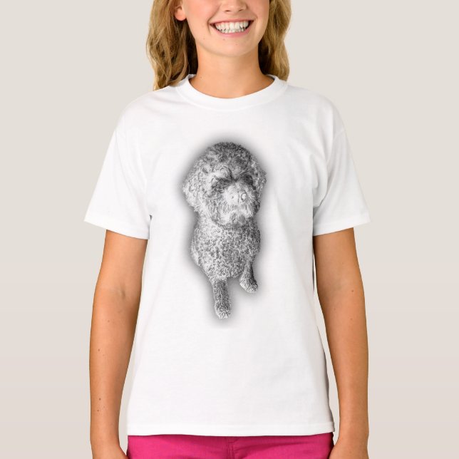 Curly Soul – Lagotto Romagnolo T-Shirt (Framsida)