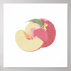 Curly Sweet Peacher Poster