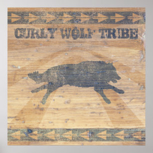 Curly Varg Tribe Poster