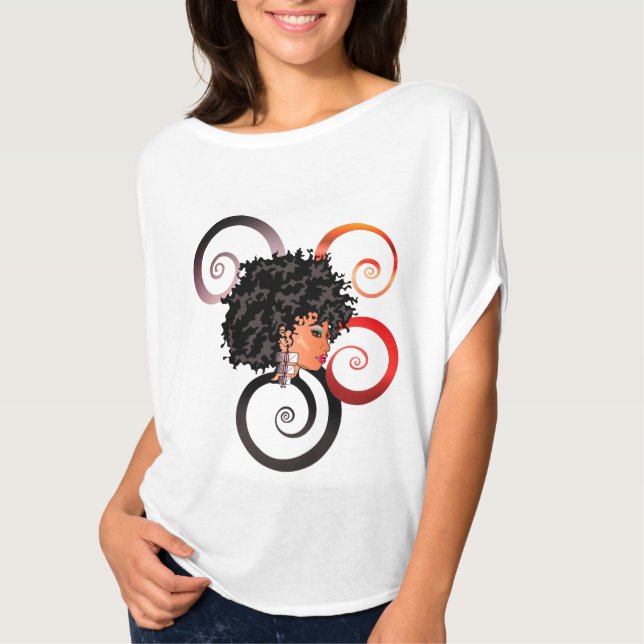 CURLZ "LIZA" T-Shirt (Framsida)