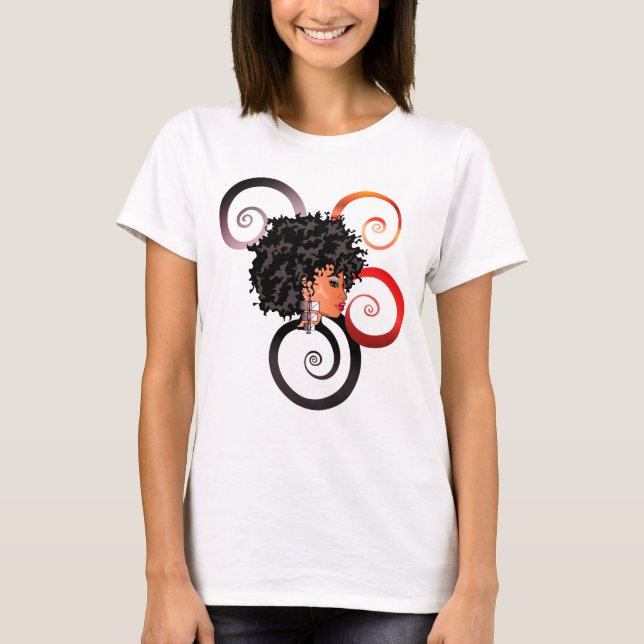 CURLZ "LIZA" T-Shirt (Framsida)