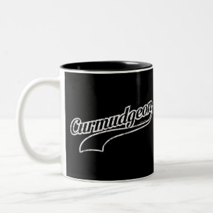 Curmudgeon Two-Tone Coffee Mugg