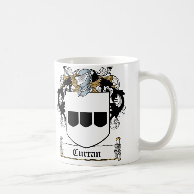 Curran familjvapensköld kaffemugg (Höger)