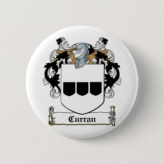 Curran familjvapensköld knapp (Framsida)