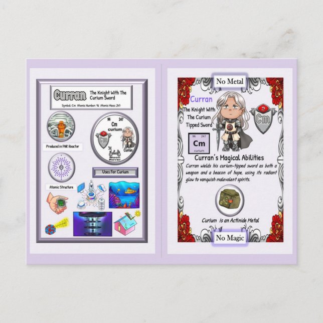 Curran - Knight Curium Sword Vykort (Framsida)