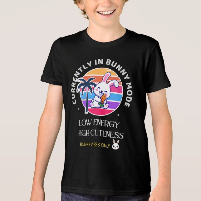 Currently in Bunny Mode  T Shirt (Framsida)