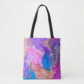 Currents of translucent hues, snaking metallic swi tygkasse