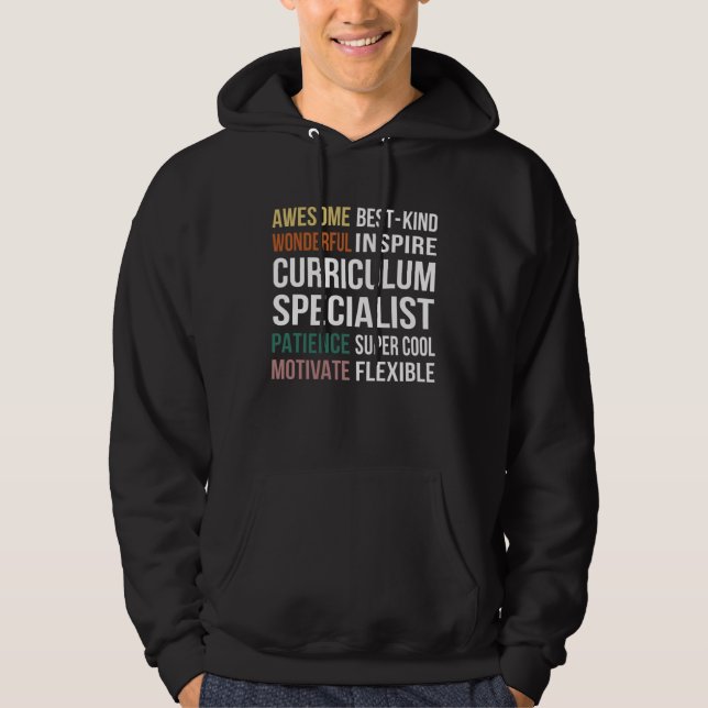 Curriculum Specialist  Appreciation Hoodie (Framsida)