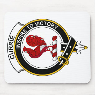 Currie klanemblem musmatta