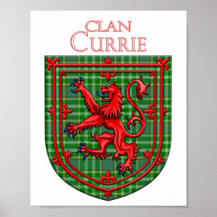 Currie Tartan Scottish Play Lejon Rampant Poster