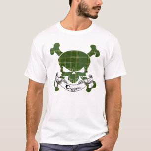 Currie Tartan Skull Tee Shirt