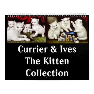 Currier & Ives - Kattsamlingen Kalender