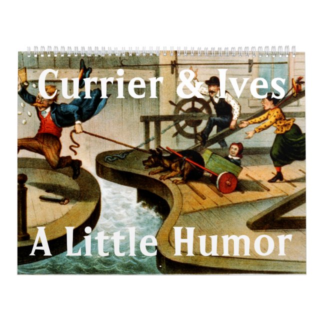 Currier & Ives - lite Humor Kalender (Omslag)