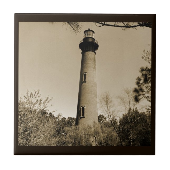 Currituck Lighthouse Kakelplatta (Framsidan)