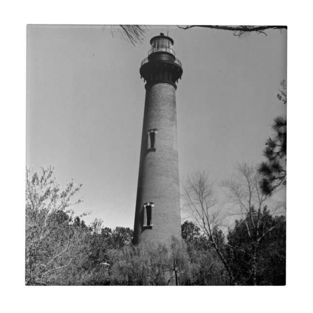 Currituck Lighthouse Kakelplatta (Framsidan)