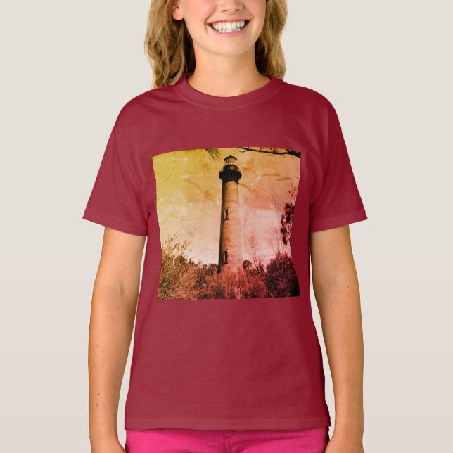 Currituck Lighthouse T Shirt (Framsida)