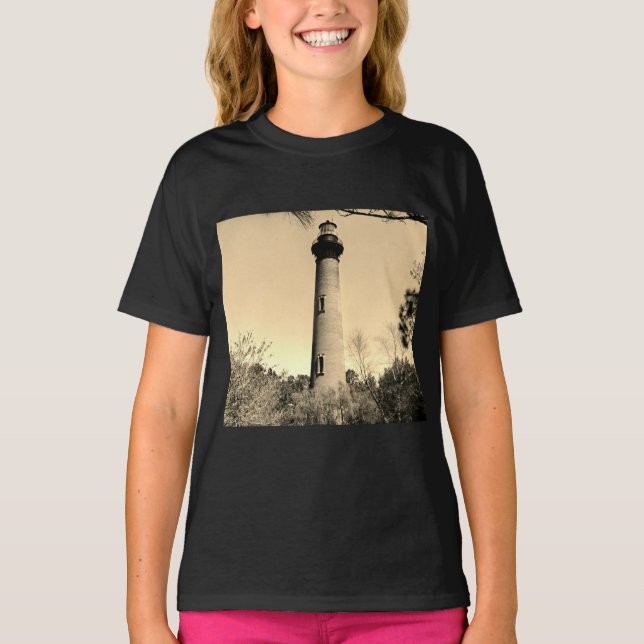 Currituck Lighthouse T Shirt (Framsida)