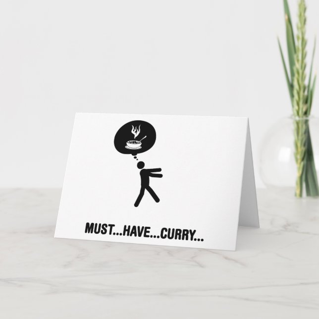 Curry Älskare Kort (Framsida)