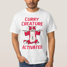 Curry Creature Aktiverad Curry Älskare T Shirt