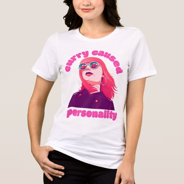Curry Förändrade Personlighet Curry Älskare T Shirt (Framsida)
