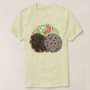 Curry Goat Ris and Peas Jamaican Caribbean Food T Shirt